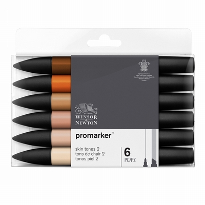 Winsor&Newton Promarker™Skin tones 6st. set 2