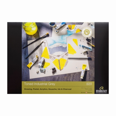 Rembrandt papier Rembrandt toned paper industrial grey A3 50 vel 180grs.