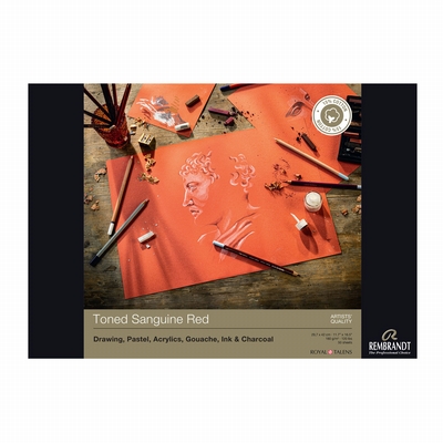 Rembrandt papier Rembrandt toned paper sanguine red A3 50 vel 180grs.