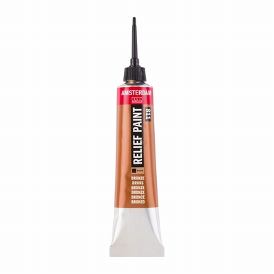 Merkloos Amsterdam reliefpaint 20ml brons