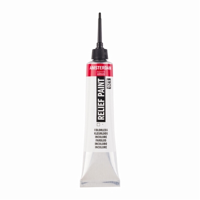Merkloos Amsterdam reliefpaint 20ml kleurloos