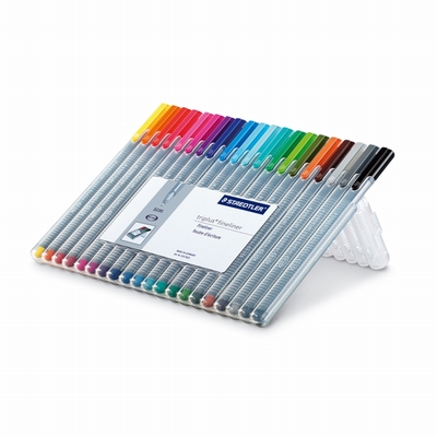 Staedtler Triplus fineliner box 20 kleuren