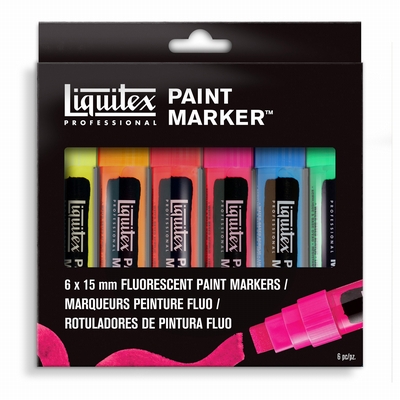 Liquitex Liq paintmarker 6 wide fluor