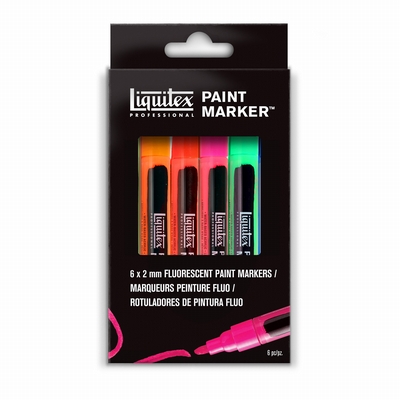 Liquitex Liq paintmarker 6 fine fluor