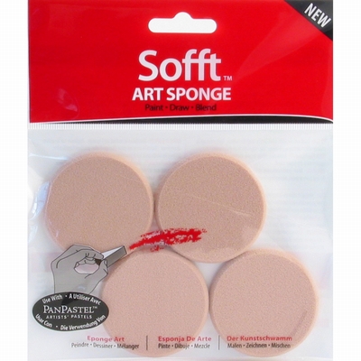 Colorfin  PanPastel art sponge round 4st.