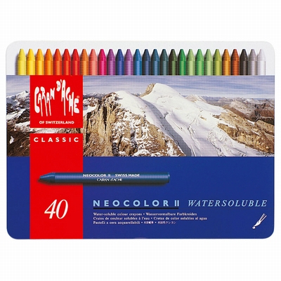 Caran dAche Aquarelkrijt Neocolor 2 blik 40st.