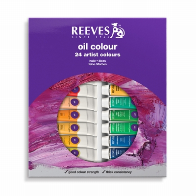 Reeves Olieverf 24 tubes 12 ml set Reeves 