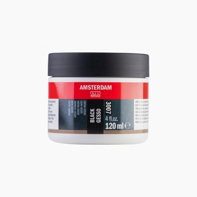 Amsterdam Amsterdam zwarte gesso 120ml
