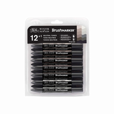 Winsor&Newton W&N Brushmarker set 12 Greys