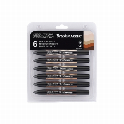 Winsor&Newton W&N Brushmarker set 6 SkinTones