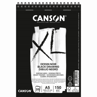 Canson Canson XL black drawing A5 150gr.