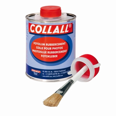Collall Rubbercement Collall 1 ltr met kwast
