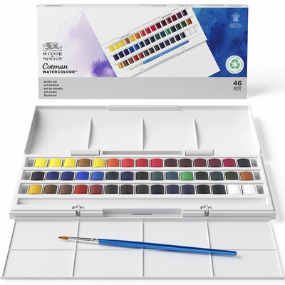Cotman Cotman studio set 45 halve napjes aquarelverf
