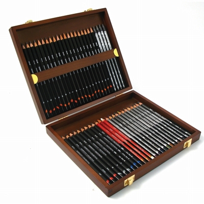 Derwent Derwent luxe houten schetskist 48st.