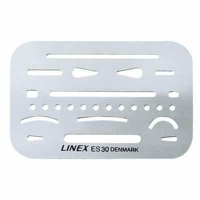 Linex Radeer sjabloon 60x90 mm Linex