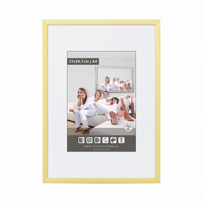 Mavanti mat champagne aluminium wissellijsten