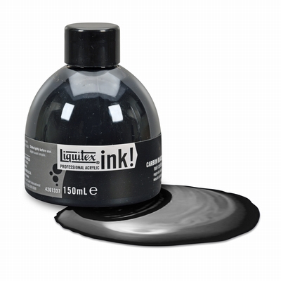 Liquitex Flacon Liquitex acryl-inkt Carbon black 150ml