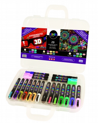 Uni Posca Posca koffer 3D