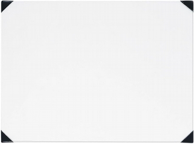 Merkloos New Wave POSH glass table top palette white 22.8 x 30.5 cm