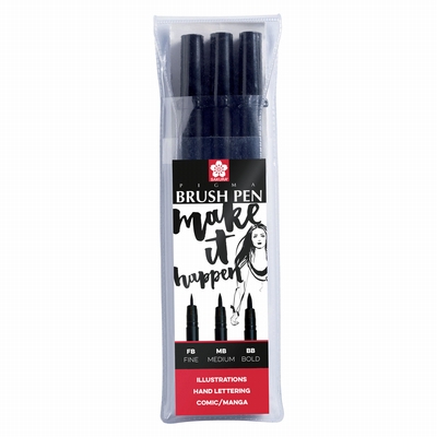 Sakura Sakura pigma brushpens 3st.