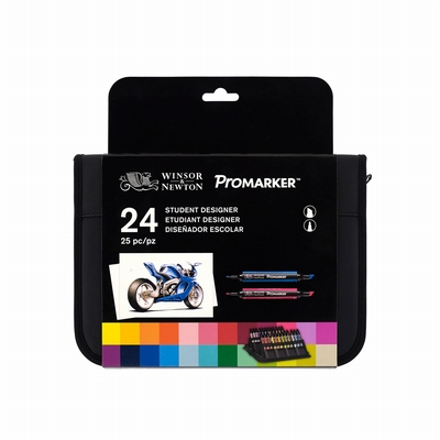 Winsor&Newton Promarker 24st. in etui student set