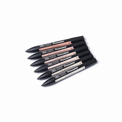 Winsor&Newton Promarker 6st. skin tones set 1