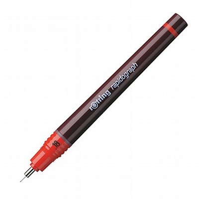 Rotring TEKENPEN ROTRING RAPIDOGRAPH 0,18MM