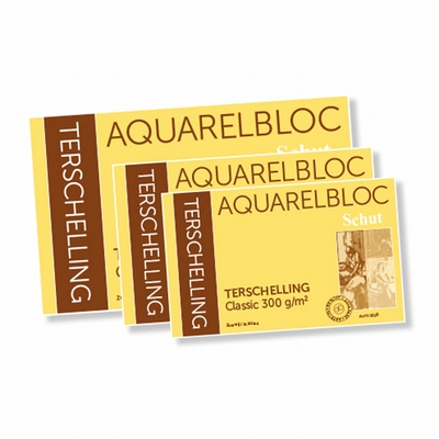 Schut Aquarel blok 24x30 cm 300 grs Schut Terschelling