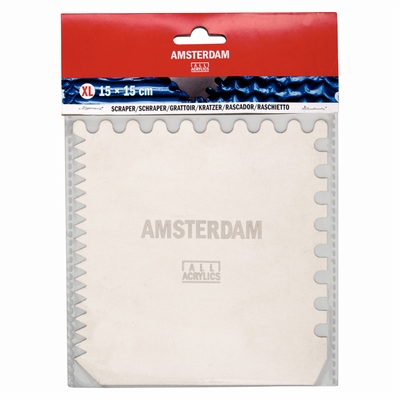 Amsterdam Amsterdam metalen scraper 15 x 15cm