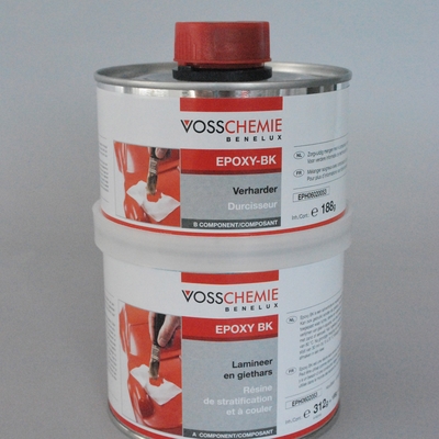 Merkloos VCB BK EPOXYHARS 500G+HARDER