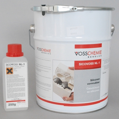 Merkloos SICOVOSS SILIC RUBBER 5KG+HARD