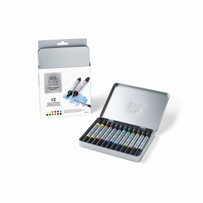 Winsor&Newton WinsorNewton aquarelmarkers blik 12st.